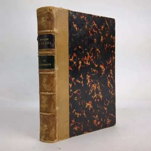 Buch: De l'Allemagne par Madame de Stael, ca. 1835, Garnier Freres, französisch