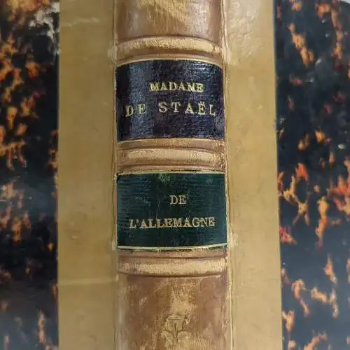 Buch: De l'Allemagne par Madame de Stael, ca. 1835, Garnier Freres, französisch