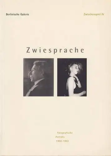 Buch: Zweisprache, 2003, Fotografische Porträts 1900-1993, gebraucht, gut