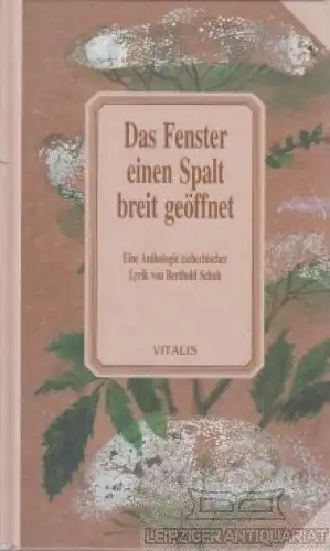 Buch: Das Fenster einen Spalt breit geöffnet, Schuh, Berthold. 2000