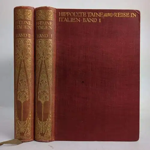 Buch: Reisen in Italien, 2 Bände, Hippolyte Taine, 1910, Eugen Diederichs Verlag