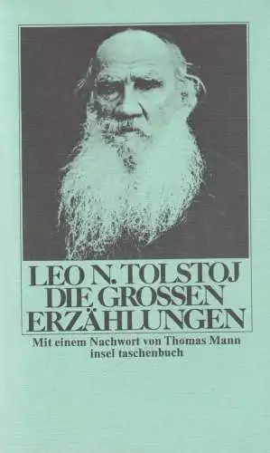 Buch: Die großen Erzählungen. Tolstoj, Leo N., 1974, Insel Taschenbuch Verlag