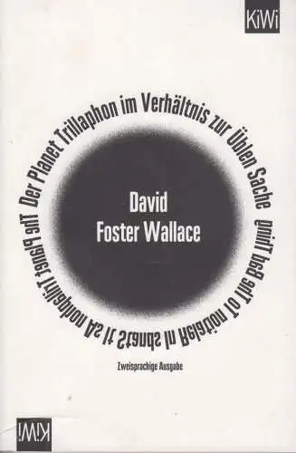Buch: Der Planet Trillaphon im Verhältnis zur Üblen Sache, Foster Wallace, David