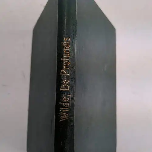 Buch: De Profundis, Aufzeichnungen und Briefe, Wilde, Oscar, 1905, S. Fischer