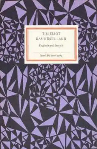 Insel-Bücherei 1089, Das wüste Land, Eliot, T.S. 1990, Insel-Verlag