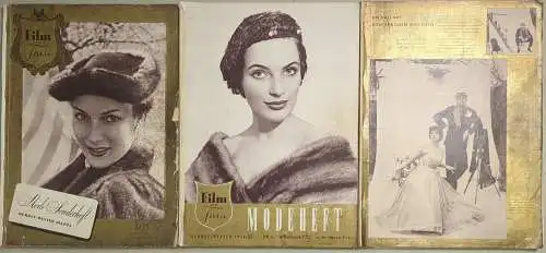 3 Hefte Film und Frau, Mode-Sonderheft Herbst-Winter 1953/54; Herbst-Winter 1954