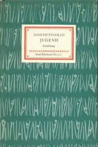 Insel-Bücherei 511, Jugend, Conrad, Joseph. 1961, Insel-Verlag, gebraucht, gut