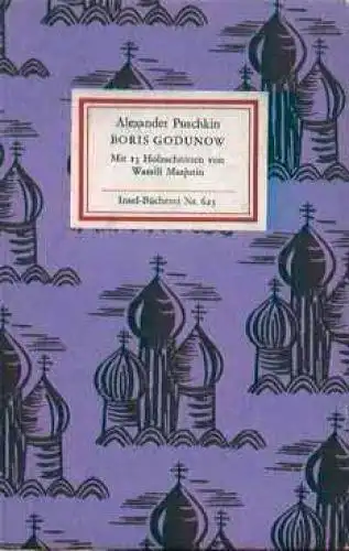 Insel-Bücherei 625, Boris Godunow, Puschkin, Alexander. 1988, Insel-Verlag