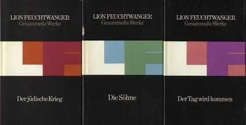 Buch: Josephus-Trilogie, Feuchtwanger, Lion. 3 Bände, Gesammelte Werke, 1974