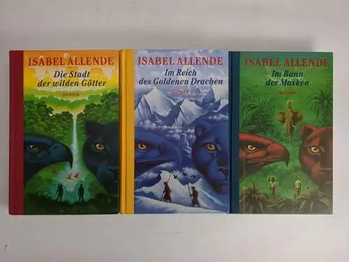 Buch: Abenteuer von Aguila und Jaguar 1-3, Isabel Allende, Hanser, 3 Bände