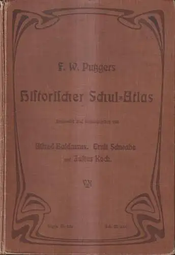 Buch: F. W. Putzgers Historischer Schul-Atlas, 1914, Velhagen & Klasing