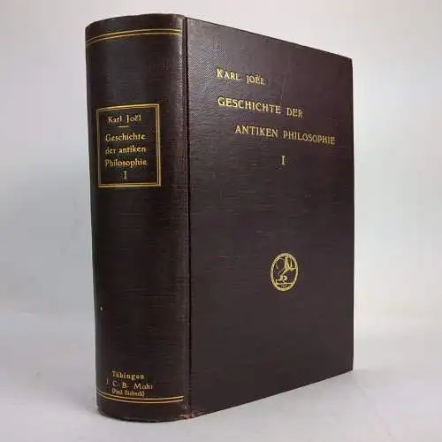 Buch: Geschichte der antiken Philosophie Band 1, Karl Joel, 1921, Mohr