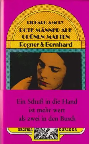 Buch: Rote Männer auf grünen Matten, Amory, Richard, 1971, Rogner & Bernhard