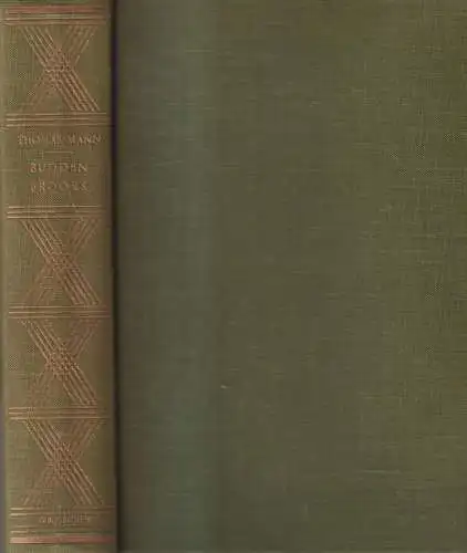 Buch: Buddenbrooks, Mann, Thomas. 1953, G. B. Fischer & Co. Verlag