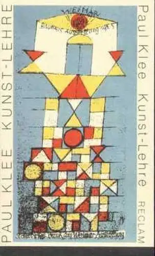 Buch: Kunst-Lehre, Klee, Paul. Reclams Universal-Bibliothek, 1987