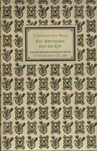 Insel-Bücherei 198, Der Ackermann und der Tod, Saaz, Johannes von