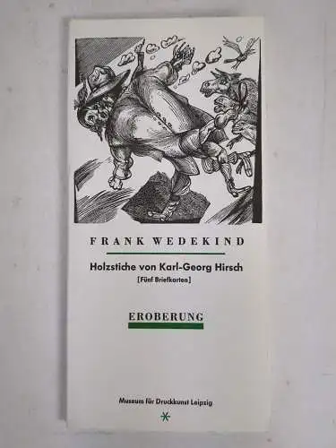 Mappe: Eroberung, Frank Wedekind, Karl-Georg Hirsch, 2009, Museum für Druckkunst