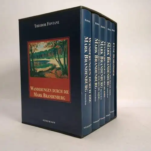 Buch: Wanderungen durch die Mark Brandenburg Band 1-5, Theodor Fontane, Könemann
