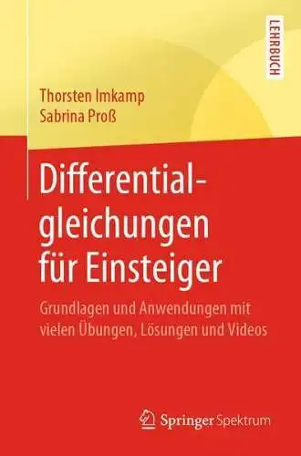Buch: Differentialgleichungen für Einsteiger, Imkamp, Thorsten, 2019, Springer