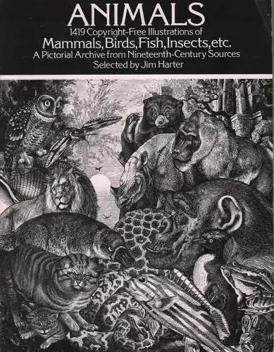 Buch: Animals, Harter, Jim, 1979, gebraucht, gut