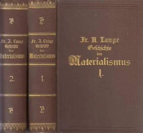 Buch: Geschichte des Materialismus, Lange, Friedrich Albert, Reclam, 2 Bände
