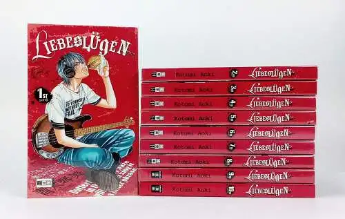 10 Mangas: Liebenslügen Nr. 1-10. Aoki, Kotomi, 2007 ff., Egmont Manga und Anime