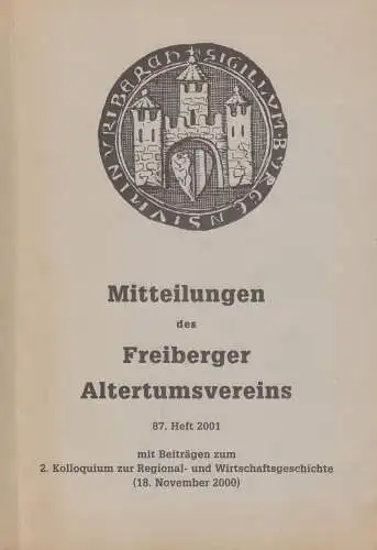 Buch: Mitteilungen des Freiberger Altertumsvereins, Engewald, Ruth-Gisela (u.a.)