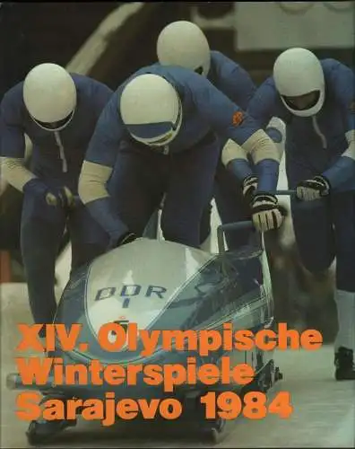 Buch: XIV. Olympische Winterspiele Sarajevo 1984, Schubert, Horst, Sportverlag