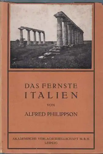 Buch: Geographische Reiseskizzen und Studien, Philippson, Alfred, 1925