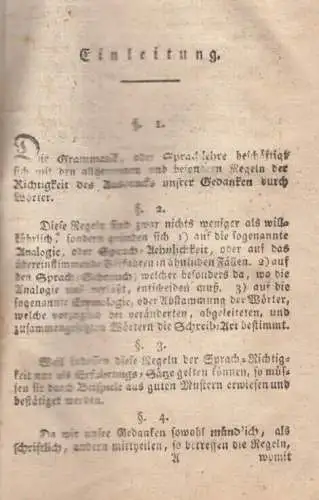 Buch: Nouvelle Grammaire Francoise. de La Combe / Seebaß, 1807,  J. C. Hinrichs