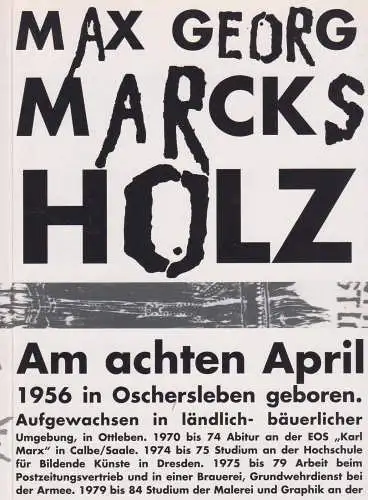Buch: Holz, Marcks, Max Georg, Galerie Alter Markt, gebraucht, sehr gut