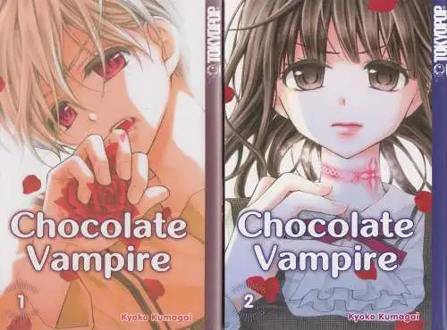 2 Mangas: Chocolate Vampire Nr. 1+2. Kumagai, Kyoko, 2017/18, Tokyopop Verlag