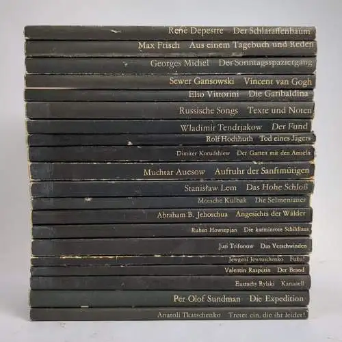20 verschiedene Bücher Reihe Spektrum Verlag Volk und Welt, Konvolut, Sammlung
