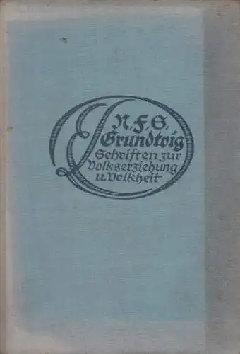 Buch: Volkheit, Grundtvig, N. F. S. 1927, Verlag Eugen Diederichs