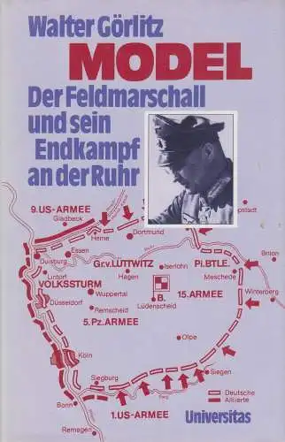 Buch: Model, Der Feldmarschall... Görlitz, Walter. 1989, Universitas Verlag