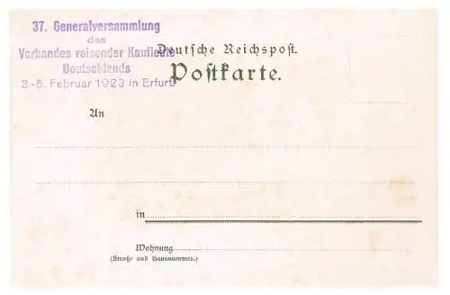 AK Thüringer Trachten. Urleben bei Langensalza, Postkarte. 1923, gebraucht, gut