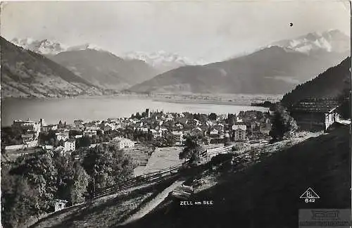 AK Zell am See. ca. 1939, Postkarte. Serien Nr, ca. 1939, Verlag Brüder Lenz