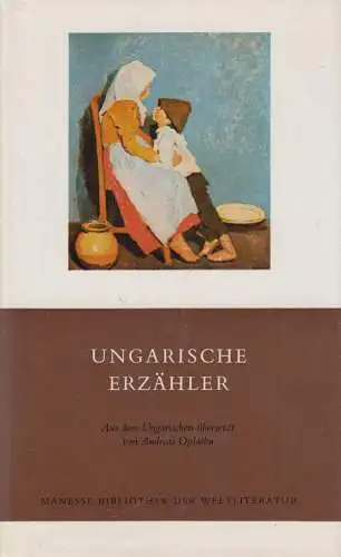 Buch: Ungarische Erzähler, Degre, Alajos u. a., 1994, Manesse Verlag
