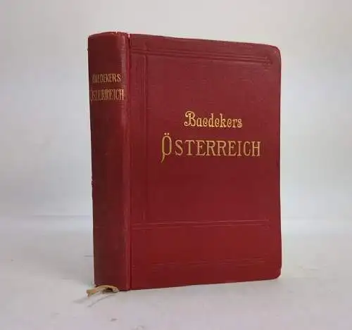 Buch: Österreich, Baedeker, Karl. 1926, Karl Baedeker, Handbuch für Reisende