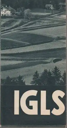 Faltblatt: Igls, Das Sonnenparadies von Tirol. 1930, WUB-Kupfertiefdruck