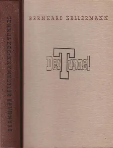Buch: Der Tunnel, Roman, Kellermann, Bernhard. 1951, Aufbau Verlag