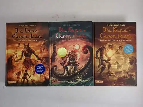 Buch: Die Kane-Chroniken 1-3 (komplett), Riordan, Pyramide, Feuerthron, Schlange