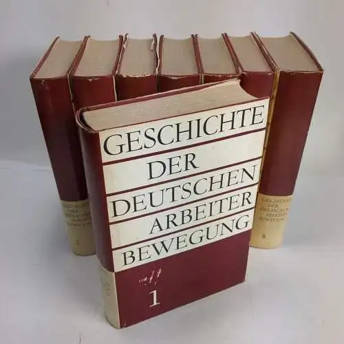 Buch: Geschichte der deutschen Arbeiterbewegung in acht Bänden. 1966, Dietz