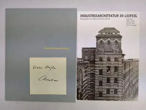 Buch: Hans-Christian Schink - Fotografie, 1998, Passage, mit signierter Beilage