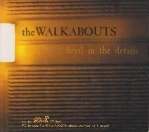 Single-CD: The Walkabouts, Devil in the Details. gebraucht, gut