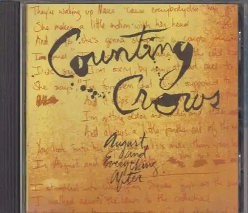 CD: Counting Crows, August and Everything After. 1993, gebraucht, gut