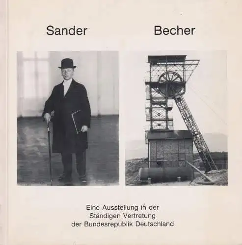 Buch: August Sander / Bernhard und Hilla Becher, 1980, Rheinland-Verlag
