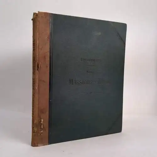 Buch: Neuer Missions-Atlas, Reinhold Grundemann, 1896, Vereinsbuchhandlung