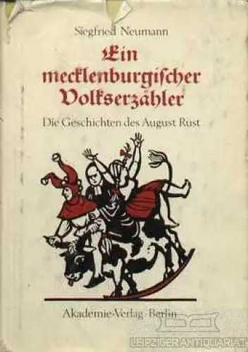 Buch: Ein mecklenburgischer Volkserzähler, Neumann, Siegfried. 1970