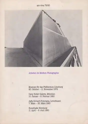 Buch: Arbeiten im Medium Photographie, 1979, gebraucht, gut